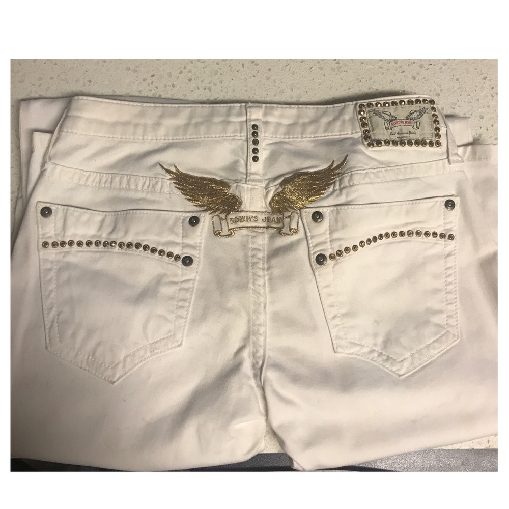 Women Robin's Jean white skinny pants